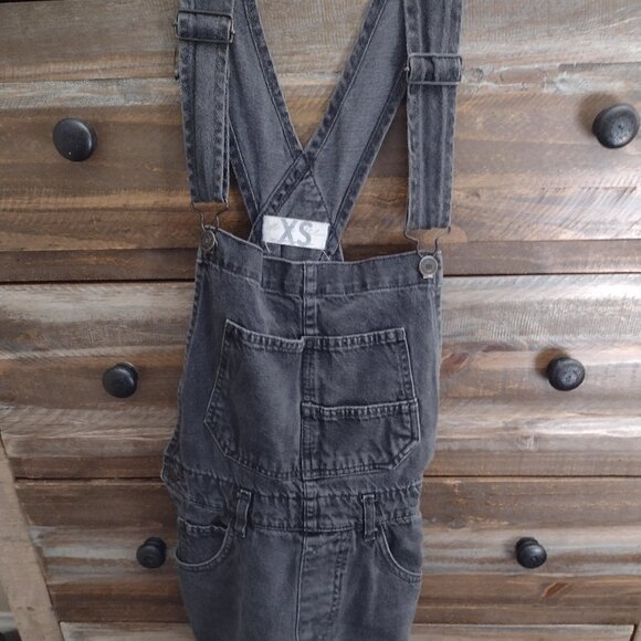 Free People Black XS Overalls - Picture 1 of 9